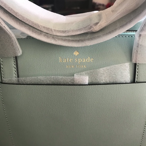 💥 HP 💥 Kate Spade patrice satchel green purse - Picture 4 of 5